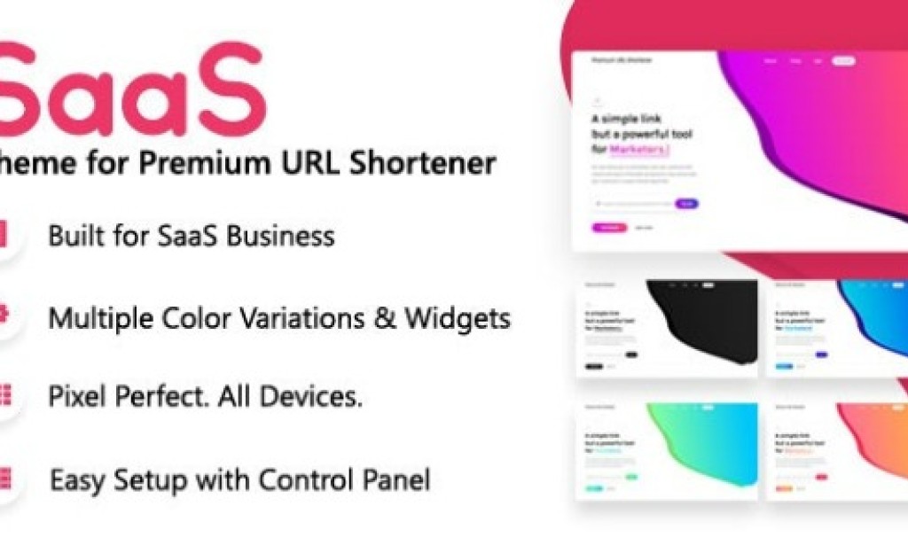 SaaS Theme for Premium URL Shortener v5.0 Free