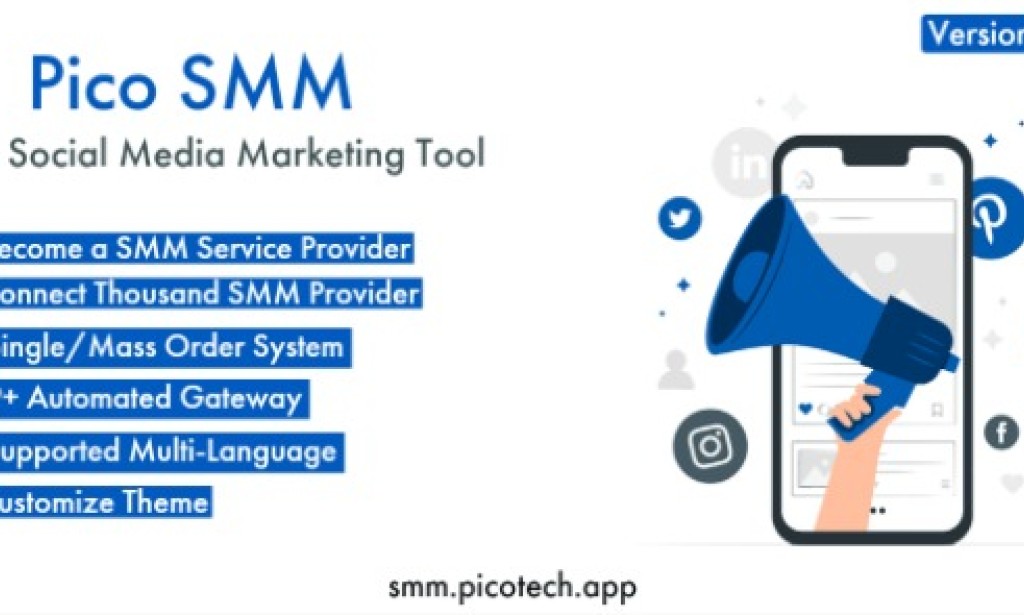 PicoSMM v1.0 Nulled – Social Media Marketing Script Panel Free