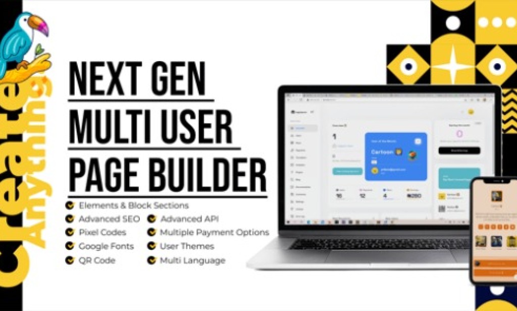 Rio Pages v2.4 Nulled – Next Gen Multi User Page Builder PHP Script