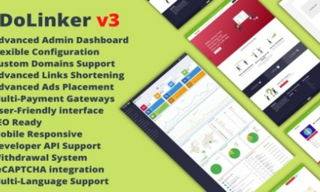 DoLinker v3.0.1 – Ultimate URL Shortener Platform Script