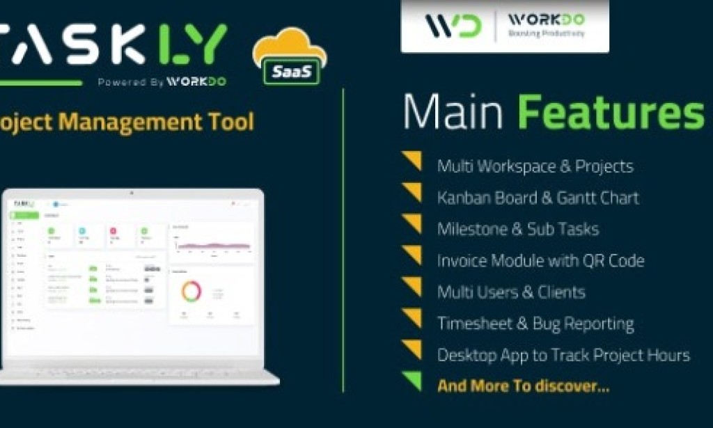TASKLY SaaS v4.0 – Project Management Tool Nulled PHP Script