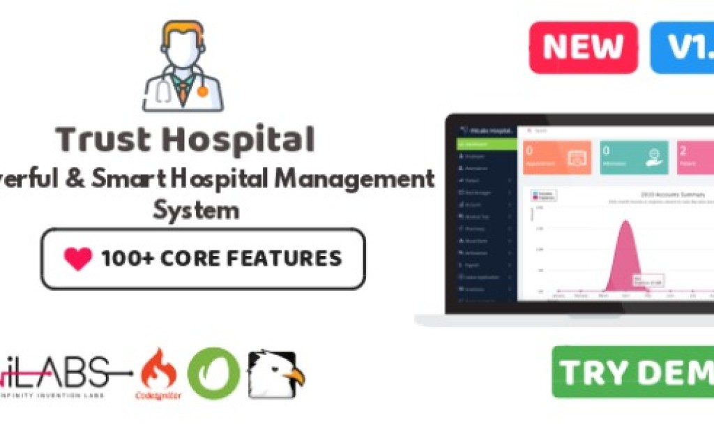 Trust Hospital Management ERP v1.1 – PHP Script
