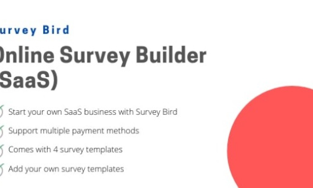 Survey Bird v1.3 – Online Survey Builder (SaaS) PHP Script