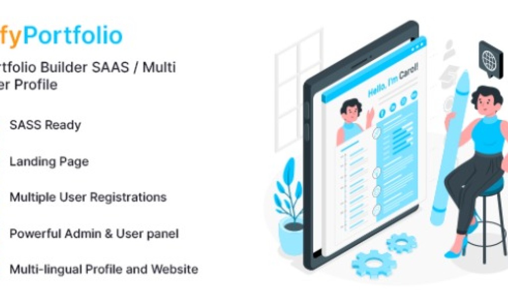 InfyPortfolio-Saas v1.1.0 – Laravel SaaS Personal Portfolio / Resume / CV Website Theme PHP Script