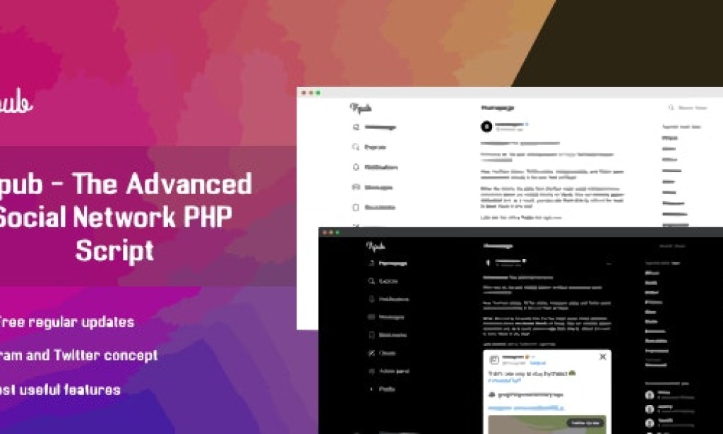 Vipub v1.3 – The Advanced Social Network PHP Script
