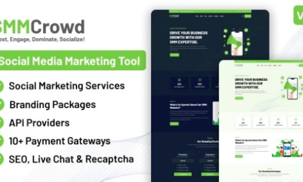 SMMCrowd v1.5 – Marketplace of SMM Services PHP Script