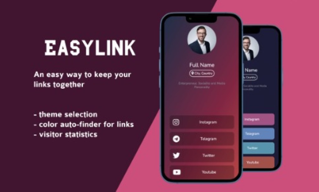 EasyLink v1.0 – Social Media Links | Color Guesser PHP Script