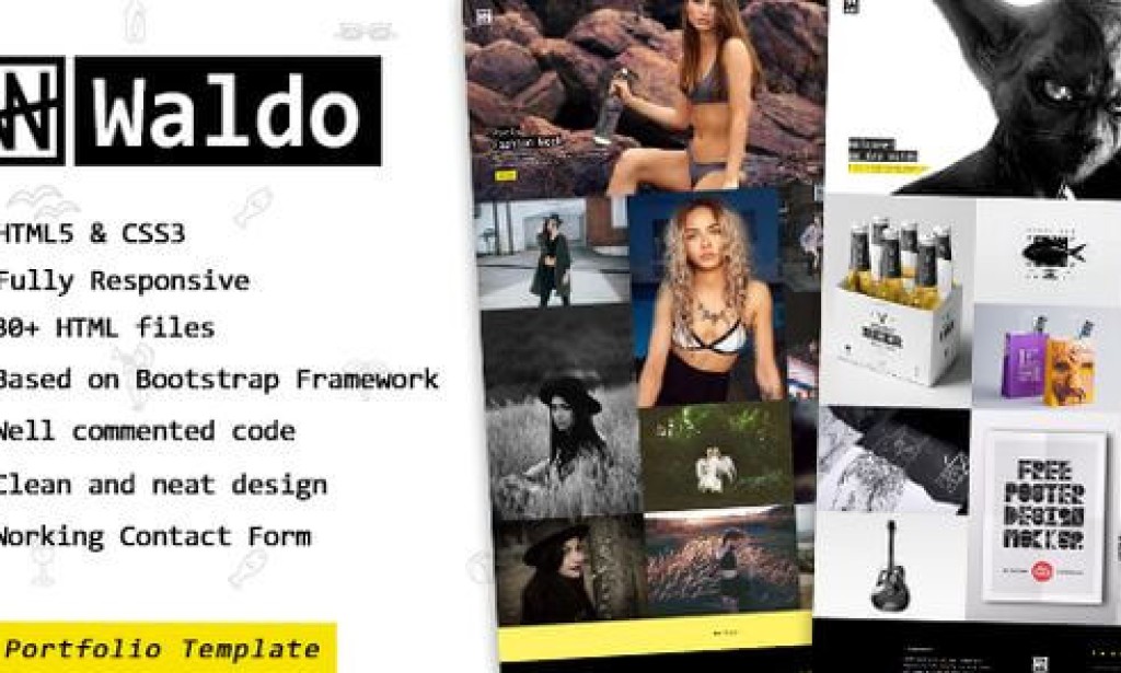 Waldo v1.8 – Creative Portfolio Showcase HTML Website Template for Freelancers, Creatives & Agencies