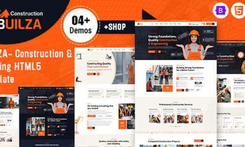 Builza – Construction & Building HTML5 Template