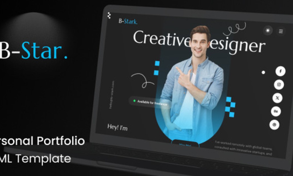 Bran Star – Personal Portfolio CV Resume HTML Template