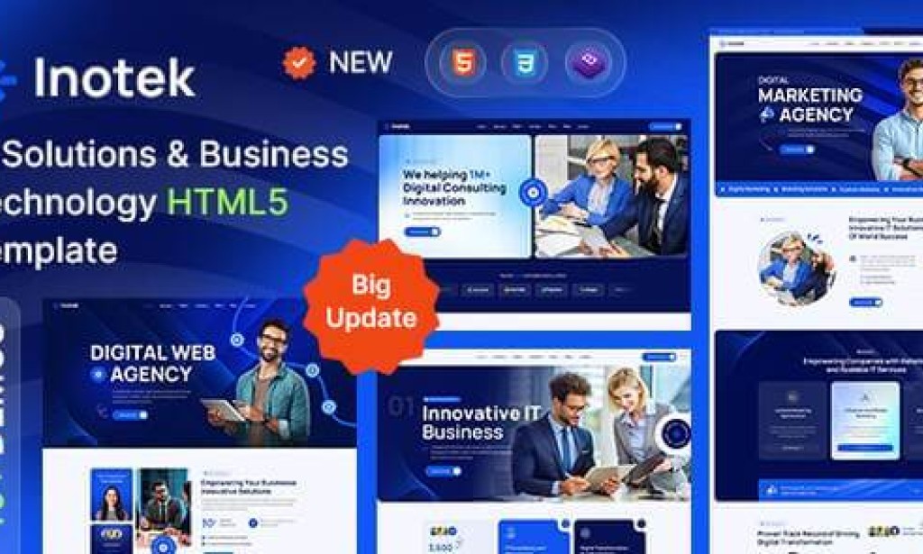 Inotek – IT Solutions & Business Technology HTML5 Template
