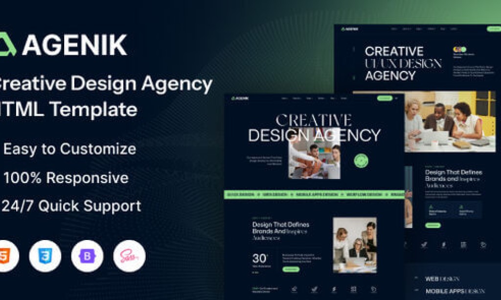 Agenik – Creative & Digital Agency HTML Template