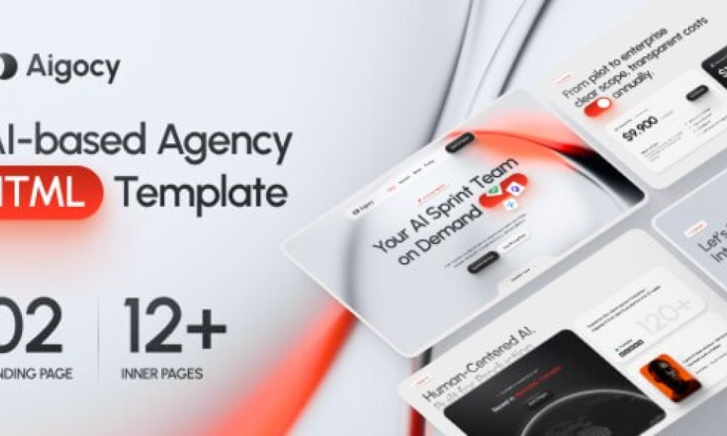 Aigocy – AI Agency & Technology HTML Template
