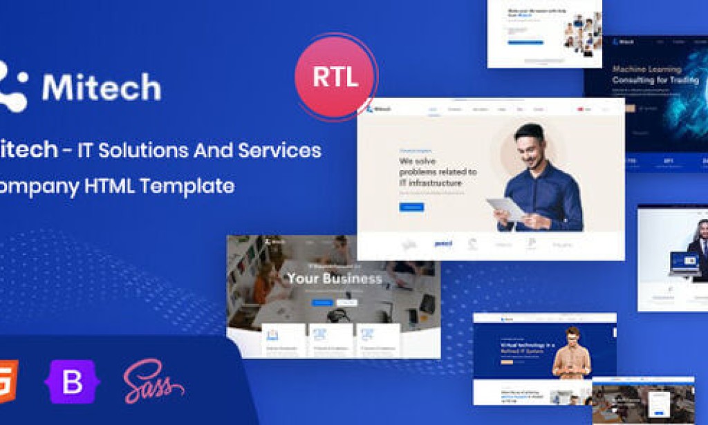 Mitech v2.9.0 – IT Solutions and Services Company HTML Template