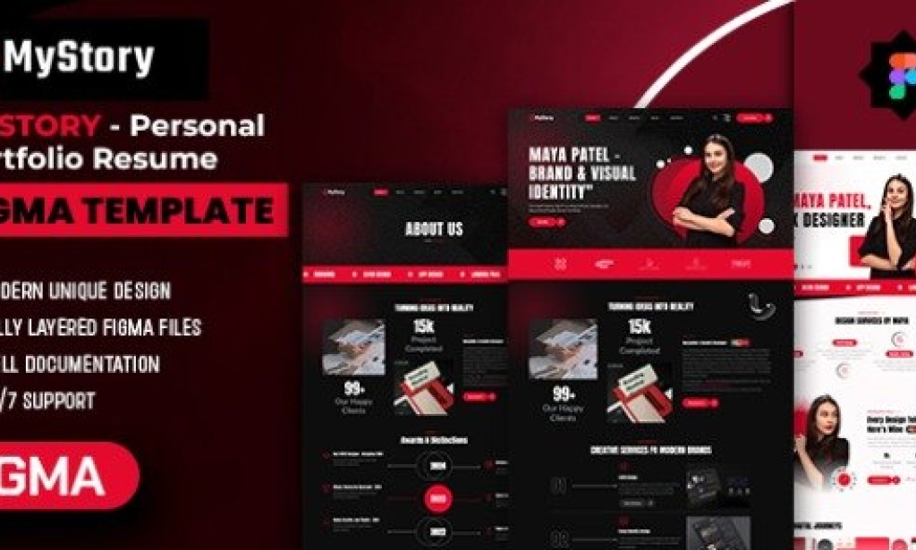 Mystory – Personal Portfolio & Resume HTML Template
