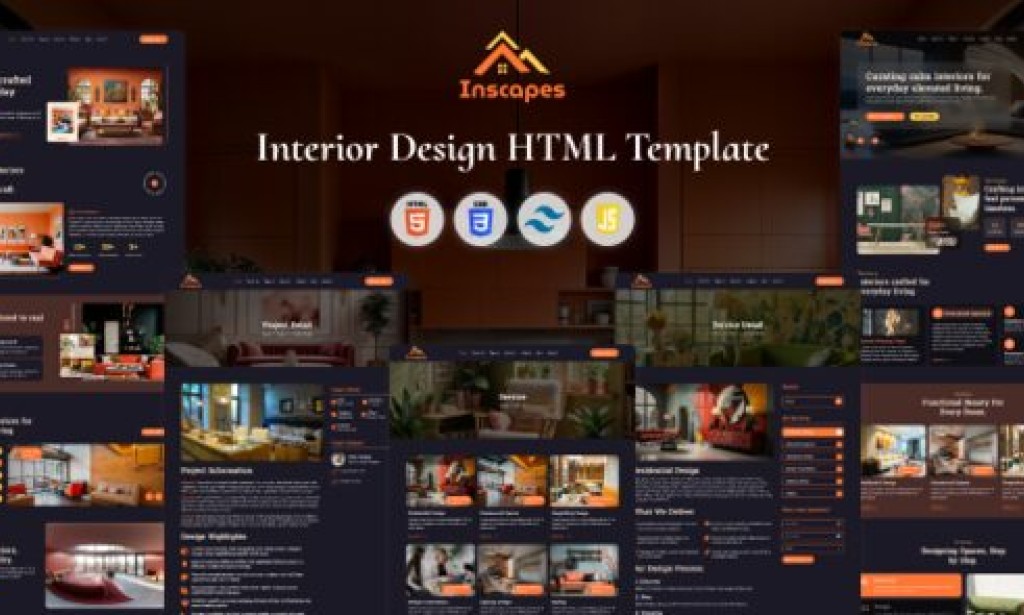 Inscapes – Modern Interior Design HTML Template