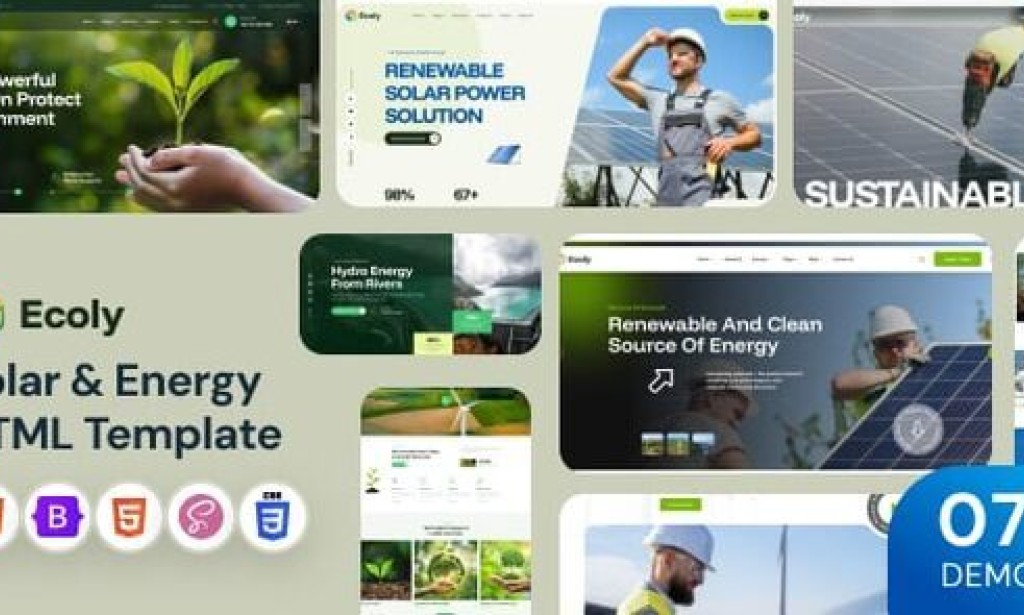 Ecoly – Ecology & Solar Renewable Energy HTML Template