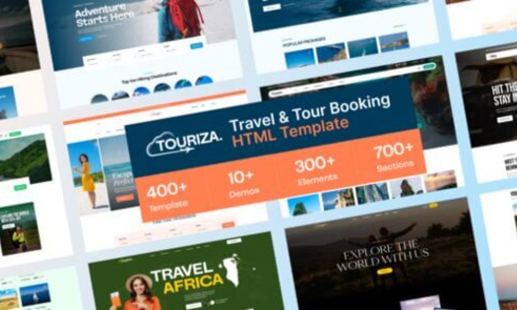 Touriza – Tour & Travel Booking HTML Template