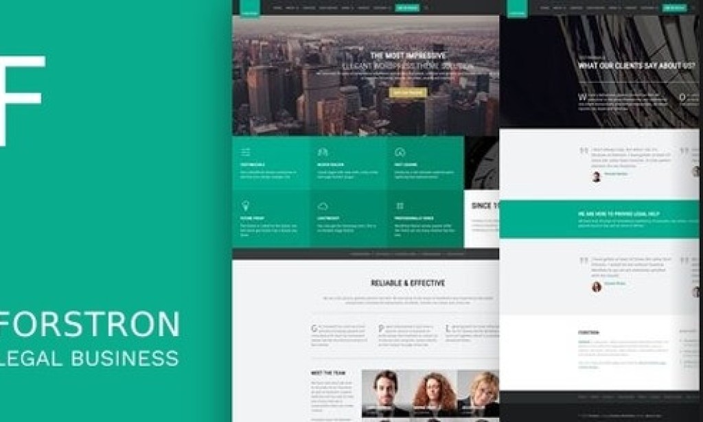 Forstron v2.1.6 – Legal Business WordPress Theme
