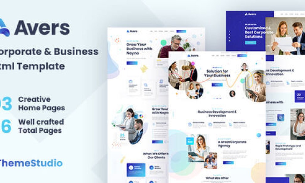Avers – Corporate & Business HTML Template