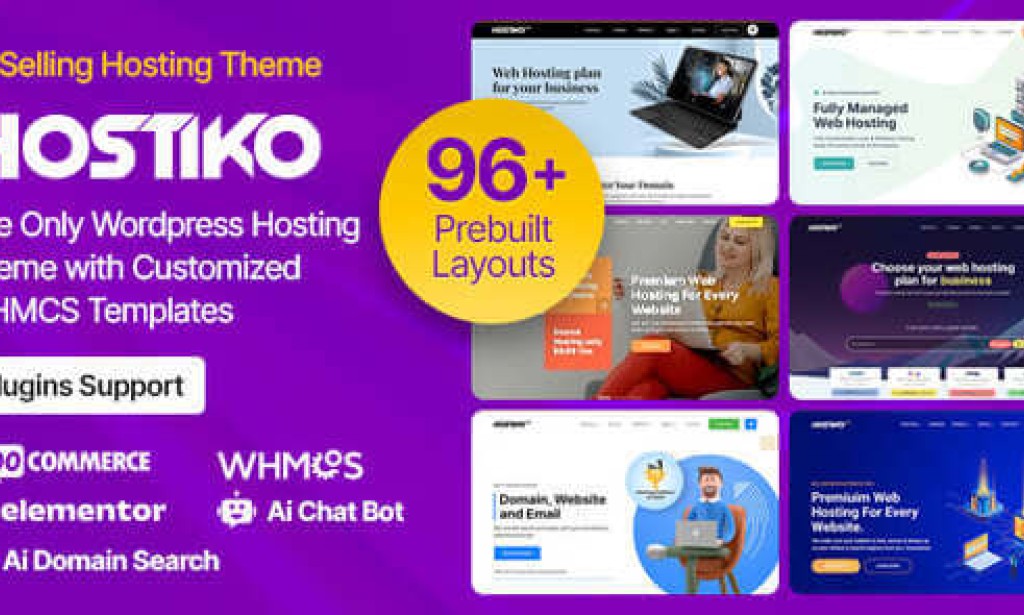 Hostiko v94.3.4 – Hosting WordPress & WHMCS Theme