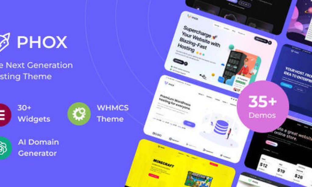 Phox v2.5.1 – Hosting WordPress & WHMCS Theme