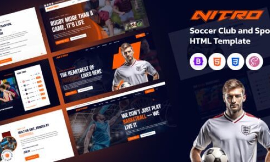 Nitro – Soccer Club and Sport HTML Template