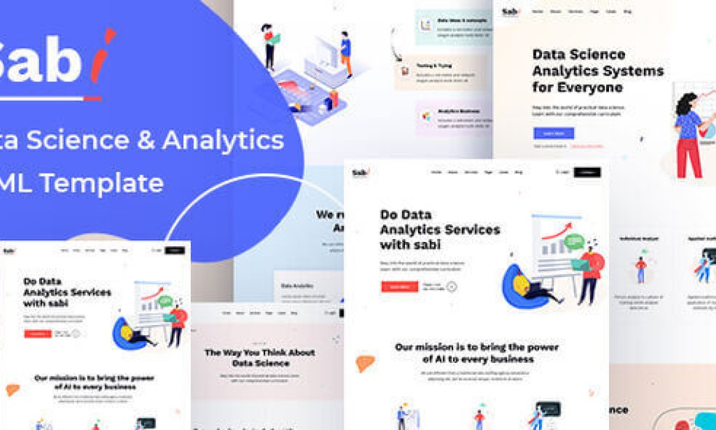 Sabi – Digital Data Science HTML Template
