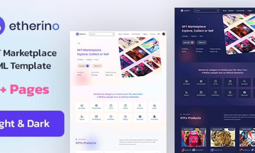 Etherino – NFT HTML Marketplace