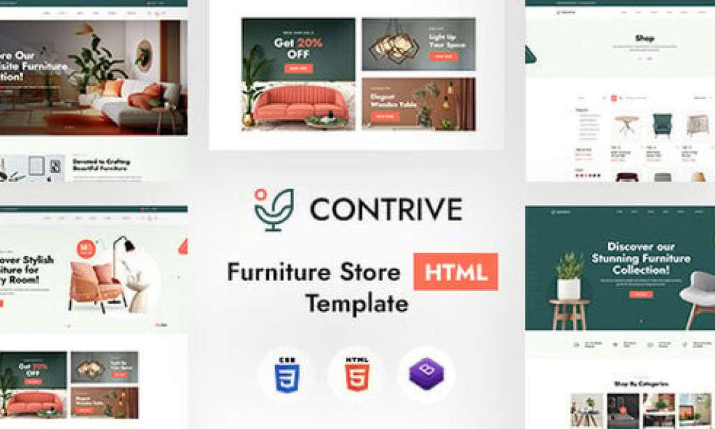 Contrive – Furniture Store HTML Template