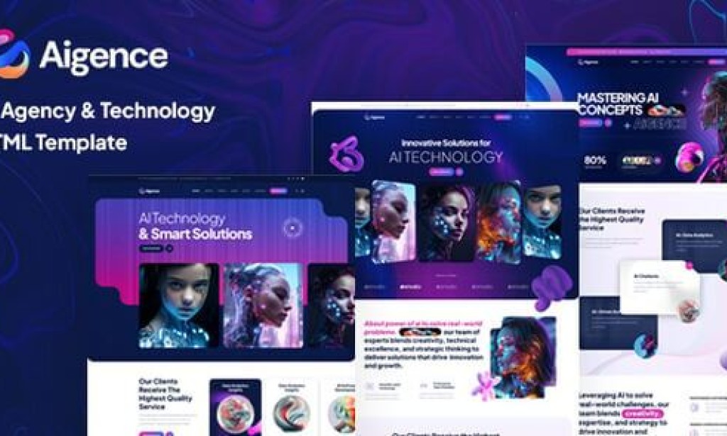 Aigence – AI Agency & Technology HTML Template