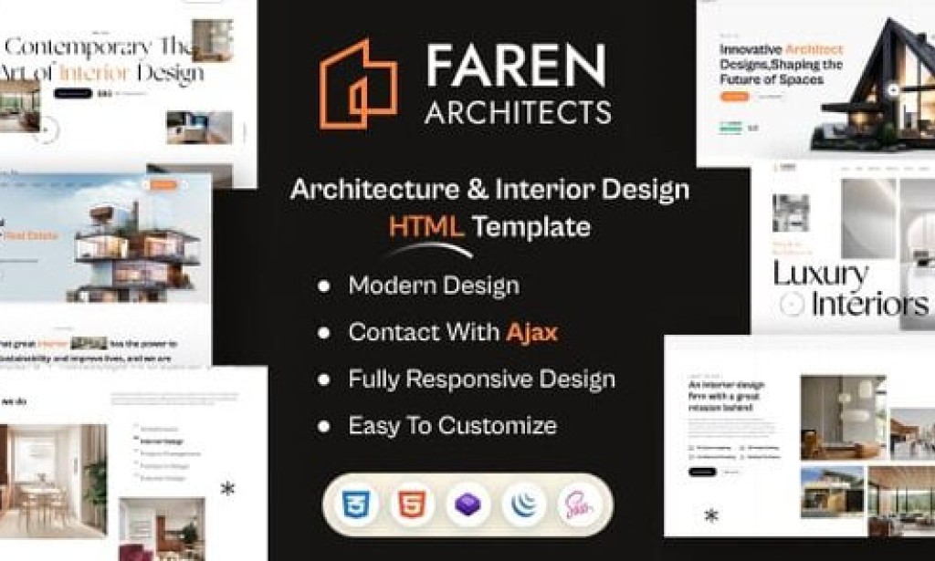 Faren – Architecture & Interior Design HTML Template