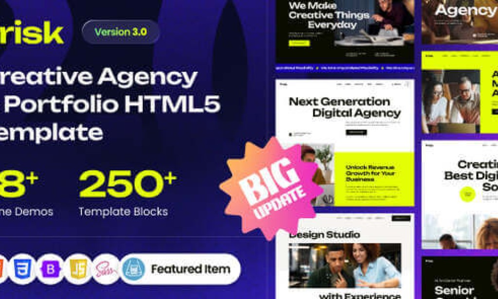 Frisk v1.3 – Creative Agency & Portfolio Template