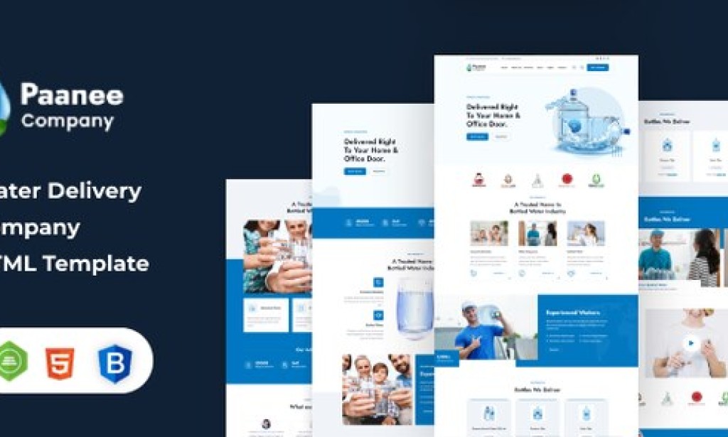 Paanee – Drinking Mineral Water Delivery HTML Template