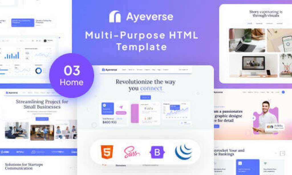 Ayeverse – Multi-Purpose HTML Template
