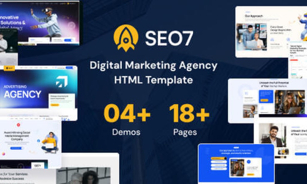 SEO7 – SEO & Digital Marketing Agency HTML Template