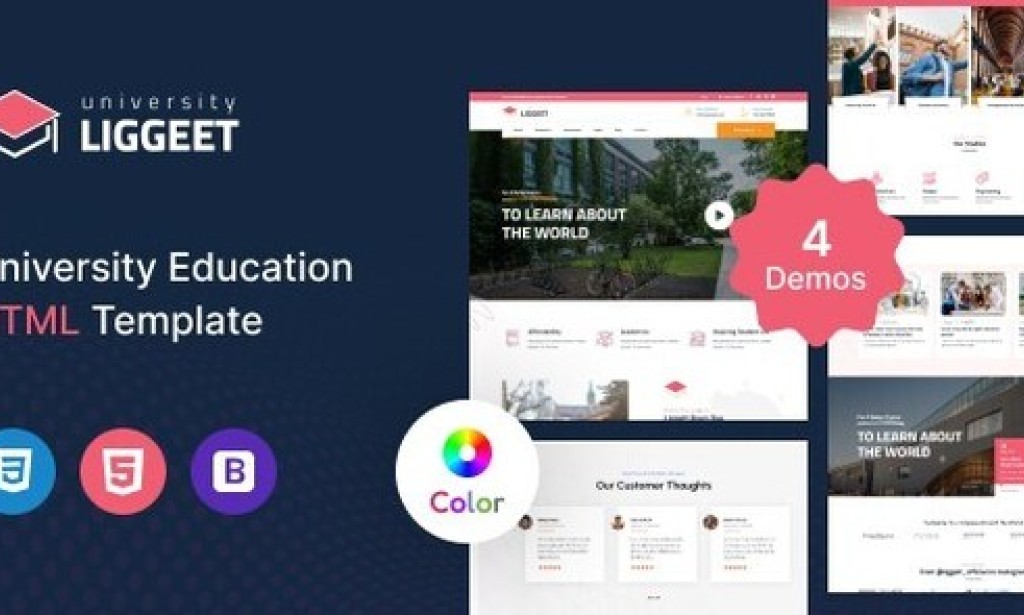 Liggeet – University Education HTML Template