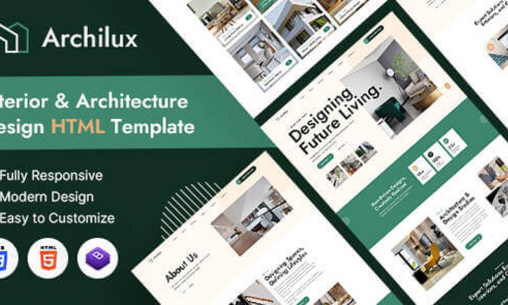 Archilux – Interior & Architecture HTML Template