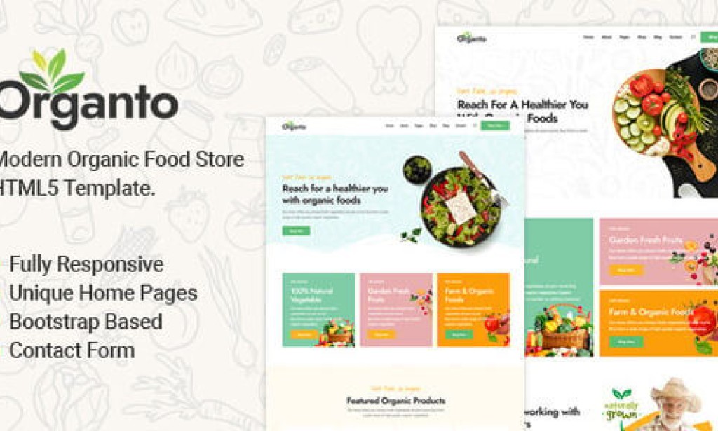 Organto – Organic Food & Farming HTML Template