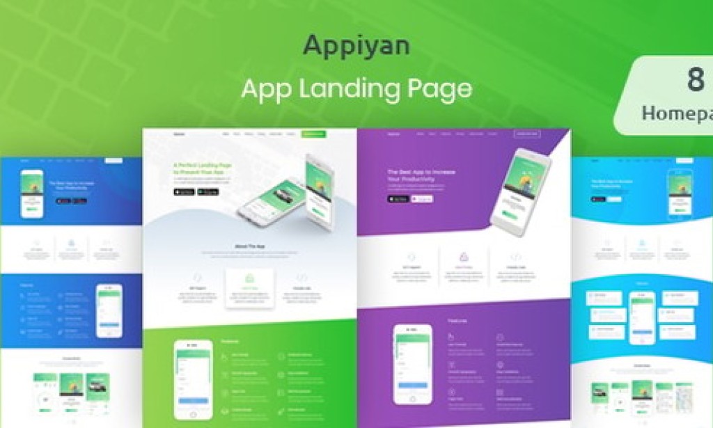 Appiyan – App Landing HTML5 Template