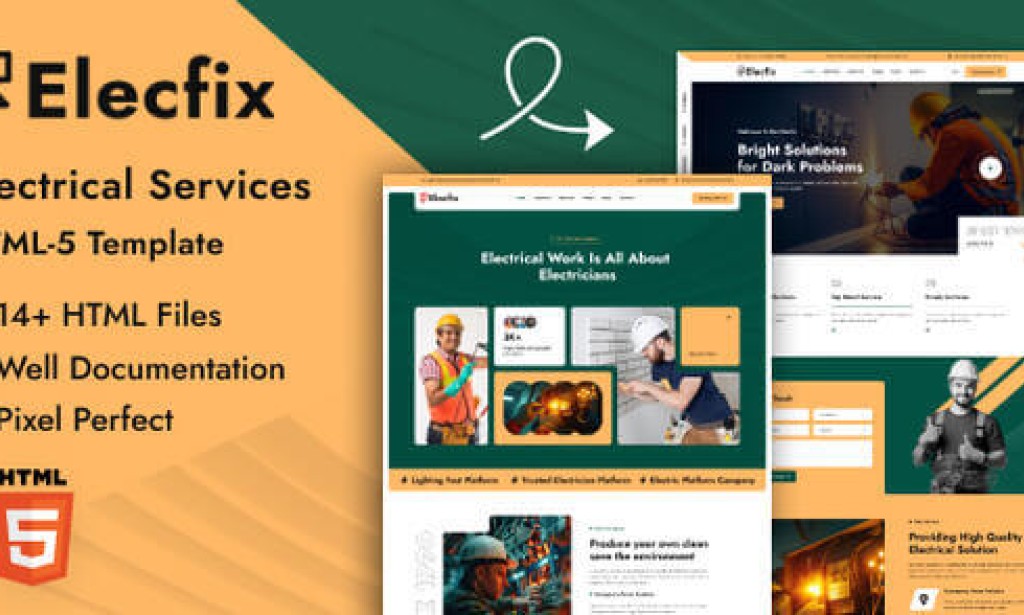 Elecfix – Electrical Services HTML Template