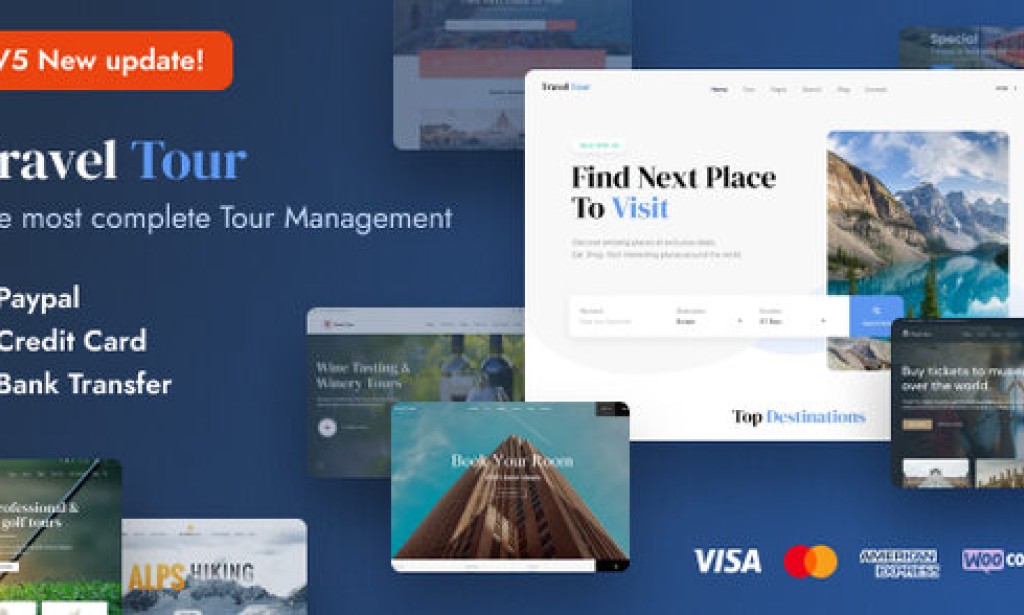 Travel Tour v5.3.0 – Travel Booking WordPress Theme