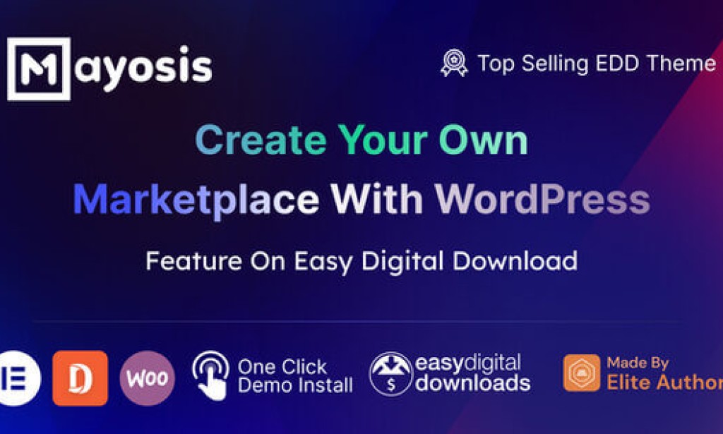 Mayosis v5.4.2 – Digital Marketplace WordPress Theme