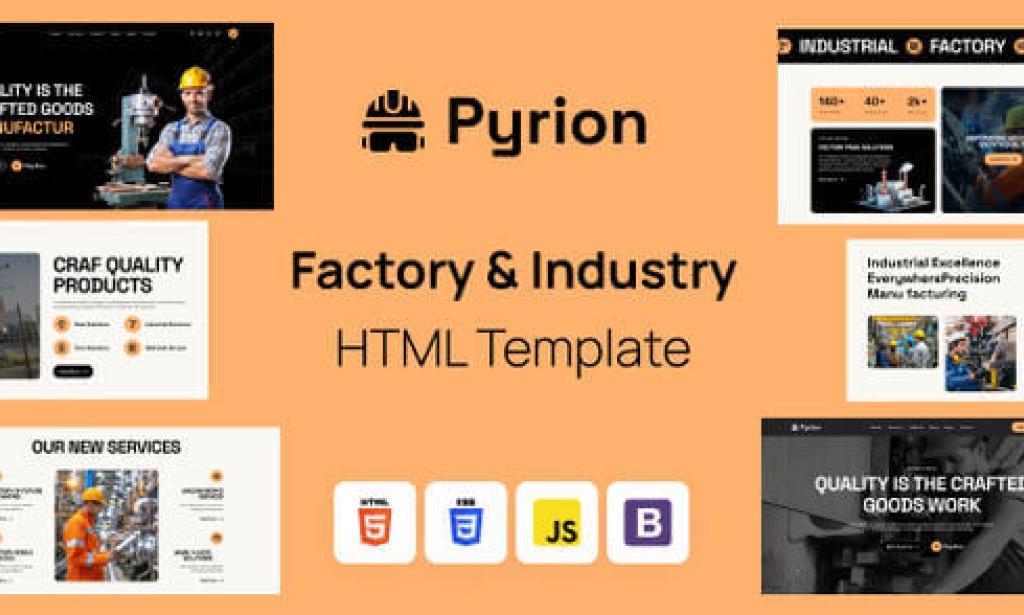 Pyrion – Factory & Industry HTML Template