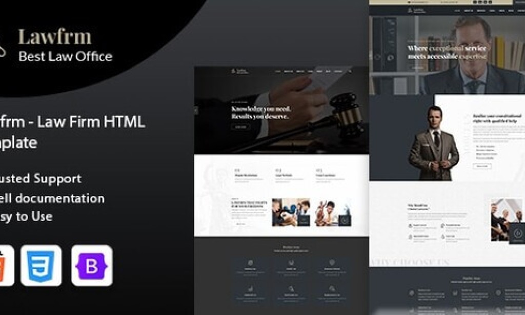 Lawfrm – Law Firm HTML Template