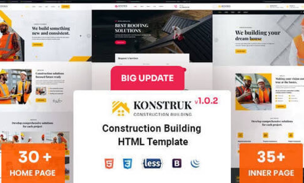 Konstruk – Construction HTML Template