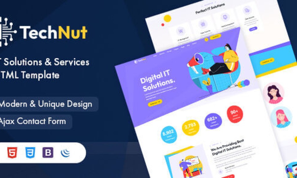 TechNut – IT Solutions and Services HTML5 Template