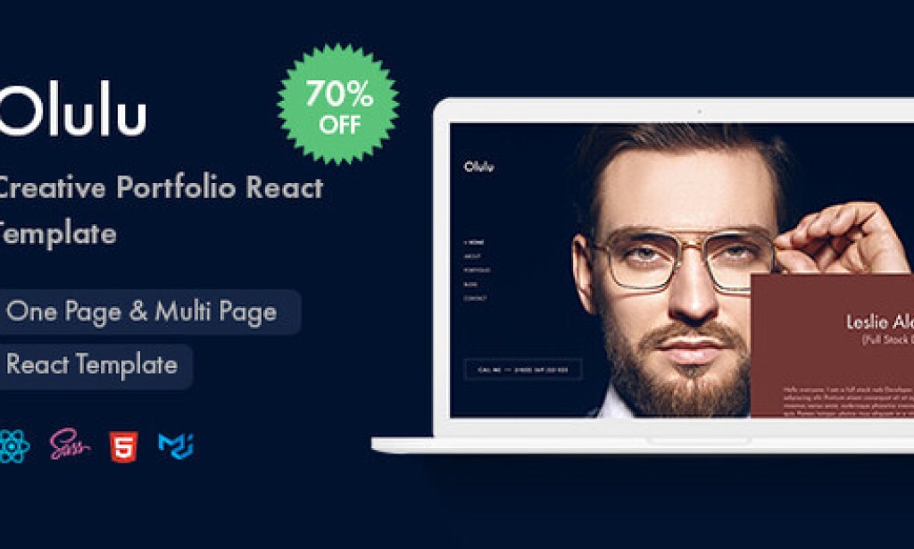 Olulu – Creative Portfolio HTML5 Template