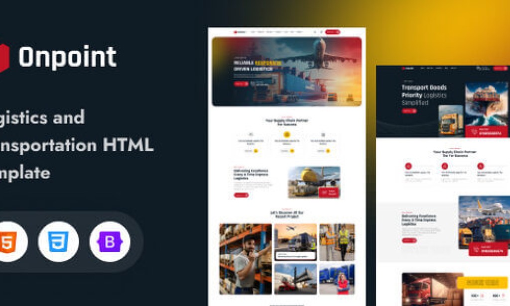 Onpoint – Logistics and Transportation HTML Template