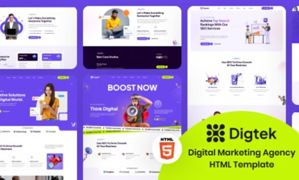 Digtek – Digital Marketing Agency HTML Template